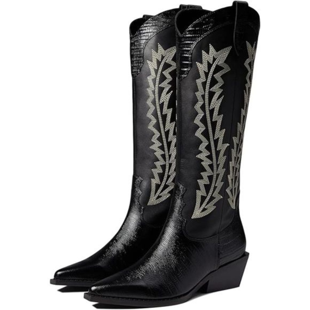 Marc Fisher Roselle Black Boots 7.5